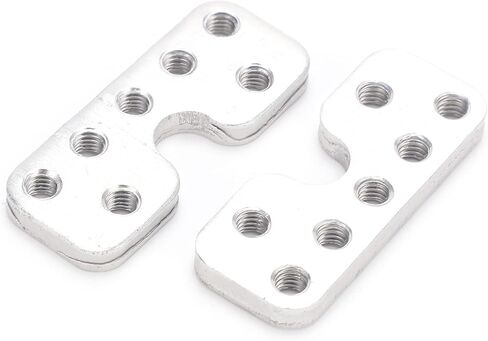 V Groove Bearing Flat Mount 3225 Series Durable Aluminum Robotic Accessories for Robotics V Groove Bearing Mounting Fixtures 2Pcs Set 40x16x4mm in Saudi Arabia