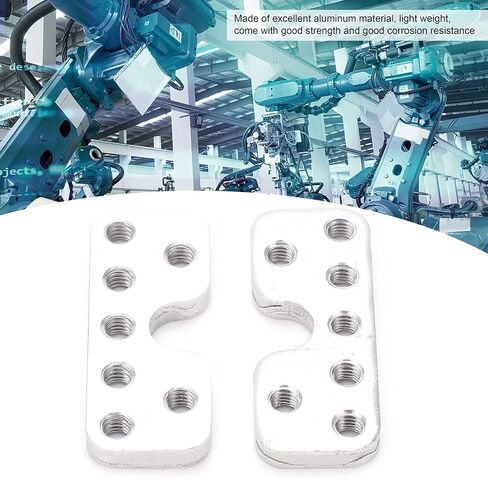 V Groove Bearing Flat Mount 3225 Series Durable Aluminum Robotic Accessories for Robotics V Groove Bearing Mounting Fixtures 2Pcs Set 40x16x4mm in Saudi Arabia