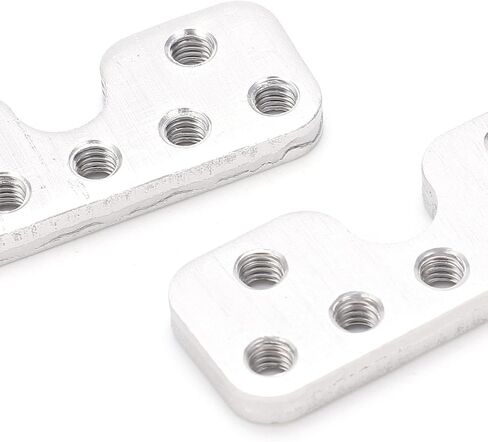 V Groove Bearing Flat Mount 3225 Series Durable Aluminum Robotic Accessories for Robotics V Groove Bearing Mounting Fixtures 2Pcs Set 40x16x4mm in Saudi Arabia
