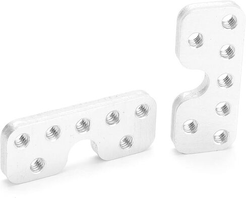 V Groove Bearing Flat Mount 3225 Series Durable Aluminum Robotic Accessories for Robotics V Groove Bearing Mounting Fixtures 2Pcs Set 40x16x4mm in Saudi Arabia