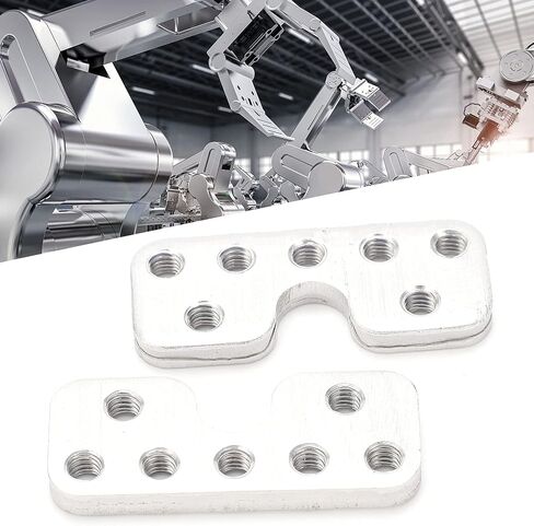 V Groove Bearing Flat Mount 3225 Series Durable Aluminum Robotic Accessories for Robotics V Groove Bearing Mounting Fixtures 2Pcs Set 40x16x4mm in Saudi Arabia