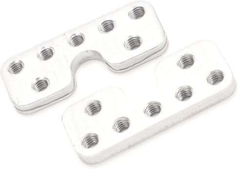 V Groove Bearing Flat Mount 3225 Series Durable Aluminum Robotic Accessories for Robotics V Groove Bearing Mounting Fixtures 2Pcs Set 40x16x4mm in Saudi Arabia