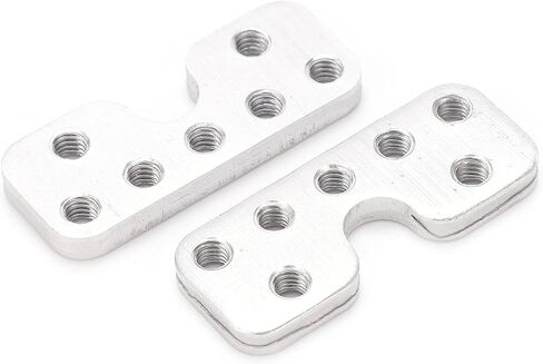 V Groove Bearing Flat Mount 3225 Series Durable Aluminum Robotic Accessories for Robotics V Groove Bearing Mounting Fixtures 2Pcs Set 40x16x4mm in Saudi Arabia