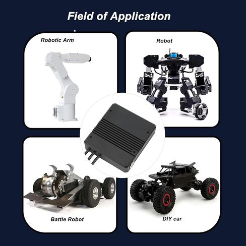Electric Speed Controller ESC Speed Controller Aluminum Alloy Industrial ESC with Heat Sink 14 60V High Efficiency Stable Current for Robotic Arms Robots Battle Robots DY Off Road in Saudi Arabia