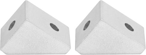 Inside Corner Gusset Bracket Aluminum Right Angled Triangle Seat 3204 0001 0002 15x19mm for Robotics Support Accessories 2Pcs in Saudi Arabia