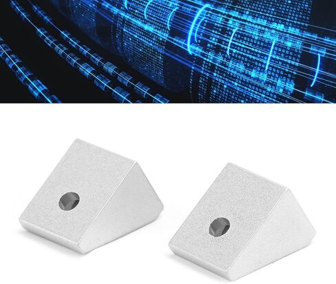 Inside Corner Gusset Bracket Aluminum Right Angled Triangle Seat 3204 0001 0002 15x19mm for Robotics Support Accessories 2Pcs in Saudi Arabia
