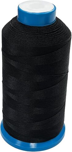 Haobase Bonded Nylon Sewing Thread 1500 Yard T70#69 for Leather, Bag, Shoes, Canvas, Upholstery with Sewing Needles Kit (White) in Saudi Arabia