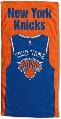 Northwest NBA New York Knicks Personalized Beach Towel, 30" x 60", Jersey in Saudi Arabia