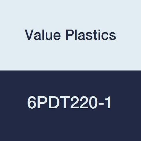 Value Plastics 6pdt220-1 Six-Port Double T-Style مع 200 سلسلة من سلسلة من 3/32 "(2.4 مم) أنابيب معرف ، نايلون أبيض (25 حزمة) in Saudi Arabia