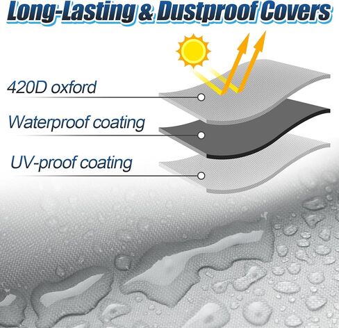 2pcs Waterproof Kayak Covers for Outdoor Storage - Dustproof Oxford Cockpit Protector, Keep Animals Away in Kuwait