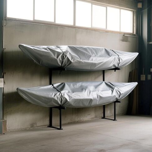2pcs Waterproof Kayak Covers for Outdoor Storage - Dustproof Oxford Cockpit Protector, Keep Animals Away in Kuwait