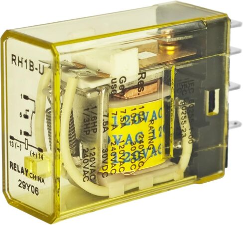 RH1B-UAC120V Power Relay - SPDT 120VAC 10A Socket Mount Relay in Saudi Arabia