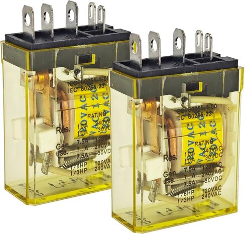 RH1B-UAC120V Power Relay - SPDT 120VAC 10A Socket Mount Relay in Saudi Arabia