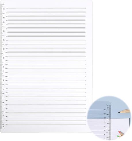 Plastic Straight Line Stencil Template (1pcs+1 Wooden Stripe) in Saudi Arabia