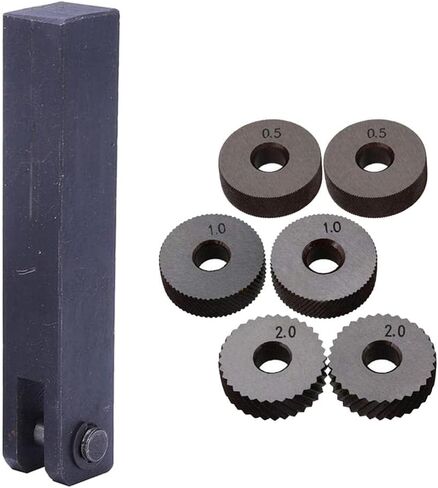 Steel Knurler Knurling Tool Set 0.5/1/2mm Pitch - High Strength and - -Rust - Great for Metalworking in Saudi Arabia