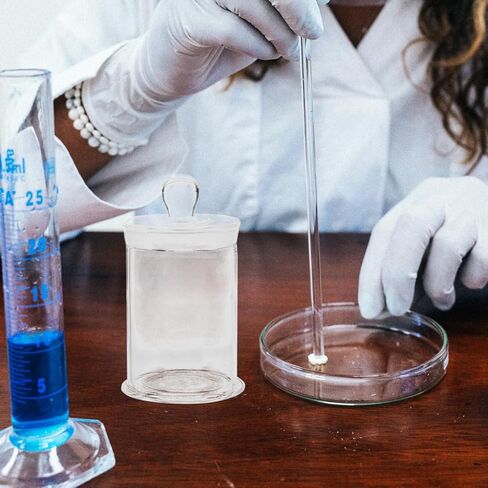 Healifty Glass Sample Bottle Small Clear Specimen Display Jar Vials Container with Lids Empty Reusable for Chemistry in Saudi Arabia