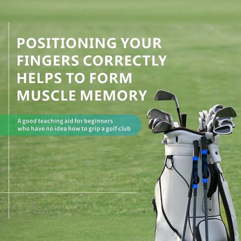 Golf Grip Trainer, Golf Training Aid for Enhance Grip Strength and Swing Technique for Superior, Grip Trainer GolfClub to Help Train Correct Hand Position, Portable and Durable in Saudi Arabia