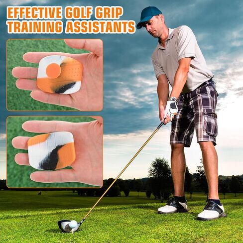 Grevosea T Grip Golf Aid, Correct Posture Golf Swing Training Aid Anti-Slip Comfortable Grip Trainer Accessories for Men Outdoor Indoor Sports in Saudi Arabia