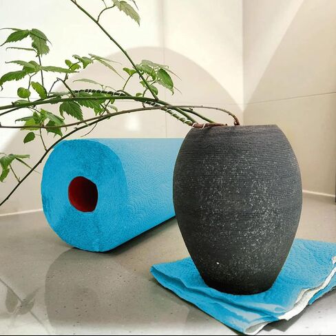 Renova Paper Towel Jumbo Roll Set - 2 Rolls, 2 Ply, 120 Highly Absorbent Sheets - Elevate Your Image with Professional Style and Uniqueness (Black) in Saudi Arabia