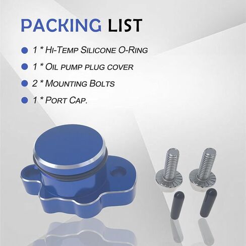 Oil Pump Plug Cover Kit Fit for Yamaha PW50 PW80 Y-Zinger Models 1981-2024 (Black) in Kuwait