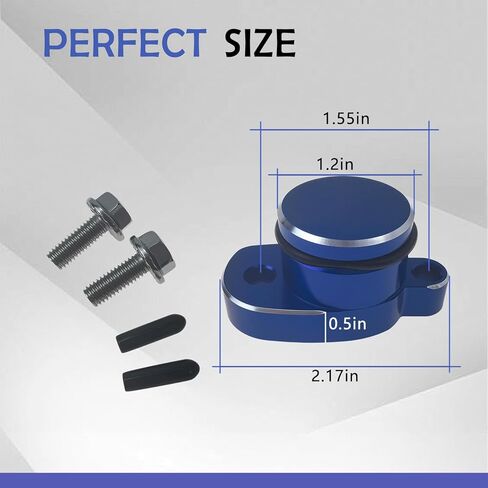 Oil Pump Plug Cover Kit Fit for Yamaha PW50 PW80 Y-Zinger Models 1981-2024 (Black) in Kuwait