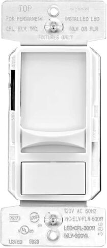 Eaton Universal Single-Pole/3-Way White LED Slide Master Dimmer in Saudi Arabia