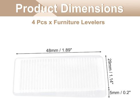 UXCELL 4 PCS Levelers ، حشود طاولة سوداء بلاستيكية مرنة ، شركة إسفين متعددة الأغراض وغير قابلة للانزلاق لجدول غير متساوٍ ، أرجل خزانة ، وأثاث DIY DOOR ، ارتفاع 10 مم in Saudi Arabia