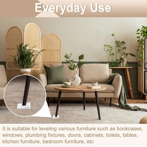 UXCELL 4 PCS Levelers ، حشود طاولة سوداء بلاستيكية مرنة ، شركة إسفين متعددة الأغراض وغير قابلة للانزلاق لجدول غير متساوٍ ، أرجل خزانة ، وأثاث DIY DOOR ، ارتفاع 10 مم in Saudi Arabia