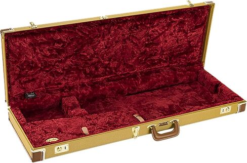 Fender Classic Series Strat/Tele Wood Case - Tweed Bundle مع حزام الجيتار و Austin Bazaar حصريًا على مدار 24 حزمة in Saudi Arabia