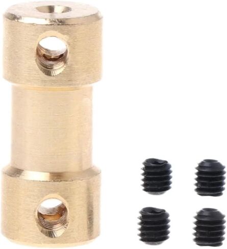1PC COPPER COUPLER 20 مم طول محرك اقتران عمود توصيل محرك (3.17 مم إلى 3.17 مم) in Saudi Arabia