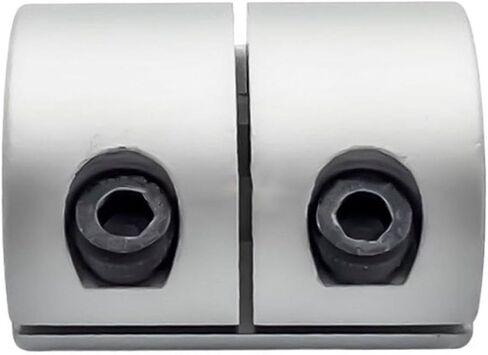 1pcs D20 L25 Rigid Clamp Coupling Bore 2mm to 10mm Aluminium Drive Shaft CNC Jaw Shaft Motor Coupler(4mm to 9.5mm) in Saudi Arabia
