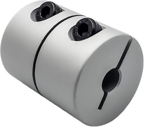 1pcs D20 L25 Rigid Clamp Coupling Bore 2mm to 10mm Aluminium Drive Shaft CNC Jaw Shaft Motor Coupler(4mm to 9.5mm) in Saudi Arabia
