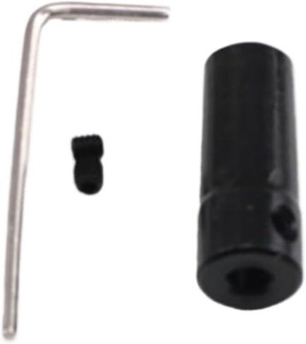 1pcs B12 Motor Shaft Coupler Sleeve Black Steel Coupling Chuck Adapter 5mm 6mm 8mm 12mm Bore Drilling Tools Convert Adapter(8mm) in Saudi Arabia