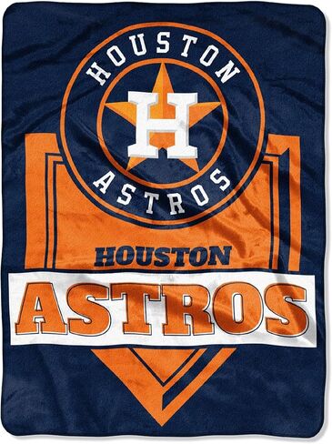 شمال غرب MLB Houston Astros Royal Plush Raschel رمي ، حجم واحد ، متعدد الألوان in Kuwait