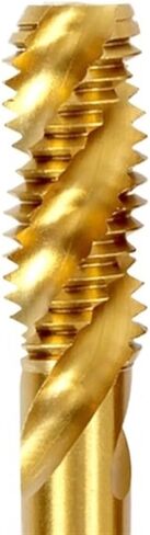 Cobalt Screw Thread Tap Drill Bits Spiral Pointed Flute M2-M30 Coated Machine Tap 1Pcs(Pointed Tap,1PC_M8X1.25) in Kuwait