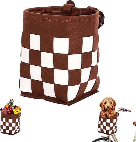 Front Bike Basket for Women and Men,Easy to Install Bicycle Basket for Boys and Girls, Dog Bike Basket, Kids Bicycle Accessories in Saudi Arabia