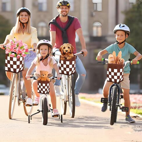 Front Bike Basket for Women and Men,Easy to Install Bicycle Basket for Boys and Girls, Dog Bike Basket, Kids Bicycle Accessories in Saudi Arabia