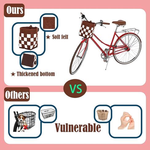 Front Bike Basket for Women and Men,Easy to Install Bicycle Basket for Boys and Girls, Dog Bike Basket, Kids Bicycle Accessories in Saudi Arabia