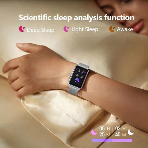 Fitvii Health Fitness Tracker ، 24/7 شاشة معدل ضربات القلب في ضغط الدم ، ساعة ذكية (إجابة/إجراء مكالمات) مع ساعة تتبع نوم الأكسجين ، خطوة مقاومة للماء ، تعقب نشاط السعرات الحرارية للنساء الرجال in Kuwait