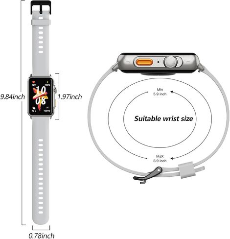 Fitvii Health Fitness Tracker ، 24/7 شاشة معدل ضربات القلب في ضغط الدم ، ساعة ذكية (إجابة/إجراء مكالمات) مع ساعة تتبع نوم الأكسجين ، خطوة مقاومة للماء ، تعقب نشاط السعرات الحرارية للنساء الرجال in Kuwait