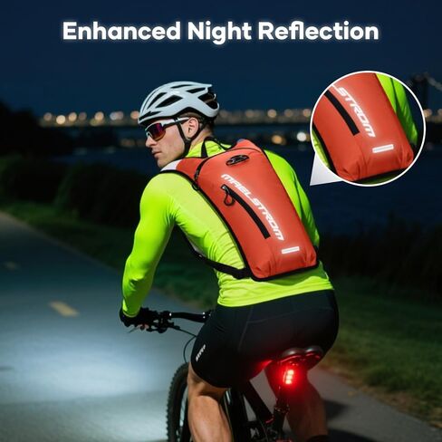 Maelstrom Running Hydration Vest, Hiking Backpack with 2L Water Bladder for Cycling Rave for Men Women in Kuwait