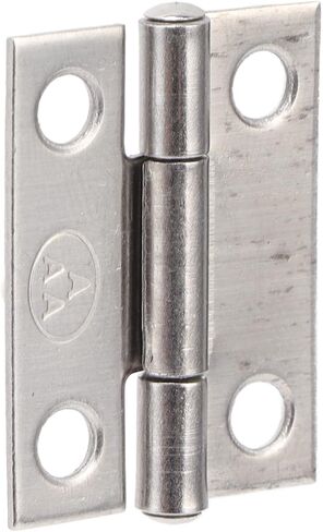 10Pcs 1in Foldable 4 Hole Butt Hinges, 304 Stainless Steel Hinges for Marine Boxes, Cabinets and Doors in Saudi Arabia