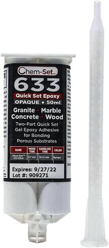 ChemSet 633 Quick Set Epoxy 50ml Cartridge (1:1) w/ 190-620 Mixing Tip in Saudi Arabia