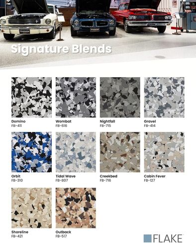 40 LB Box Signature Blend Epoxy Flake (Cabin Fever Flake) in Saudi Arabia