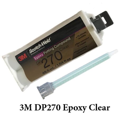 3M SCOCTWELD DP270 CLEAR 60 دقيقة كهربائية ، الايبوكسي المقاومة الحرارية (50 مل/1.7 أوقية خرطوشة) in Saudi Arabia