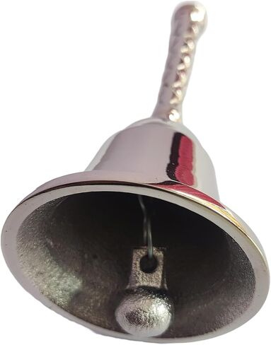 Handheld ghanti Indian Brass handbell for Events foodline Alarm Jingle Ringers Service Bell Extra Loud Solid Bras Handheld Call Bell by ATCUSA (Design no 2) in Saudi Arabia