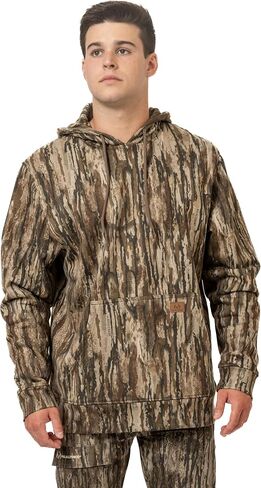 Realtree Men's Camo Fleece Hoodie | Poly-Cotton Hunting Sweatshirt | pullover في الهواء الطلق الدافئ مع جيب الكنغر in Saudi Arabia