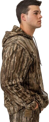Realtree Men's Camo Fleece Hoodie | Poly-Cotton Hunting Sweatshirt | pullover في الهواء الطلق الدافئ مع جيب الكنغر in Saudi Arabia