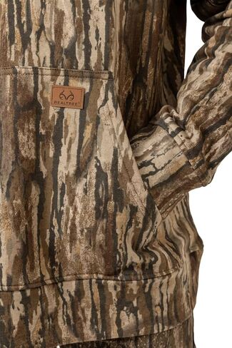 Realtree Men's Camo Fleece Hoodie | Poly-Cotton Hunting Sweatshirt | pullover في الهواء الطلق الدافئ مع جيب الكنغر in Saudi Arabia