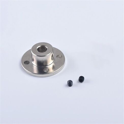 1pc Shaft Flange Coupler 3mm 3.17mm 4mm 5mm 6mm 6.35mm 7mm 8mm 10mm 11mm 12mm 14mm Rigid Coupling Guide Motor Connector(5MM bore) in Saudi Arabia